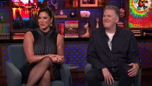 Emily Simpson and Michael Rapaport