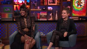 Christa Miller and Ubah Hassan